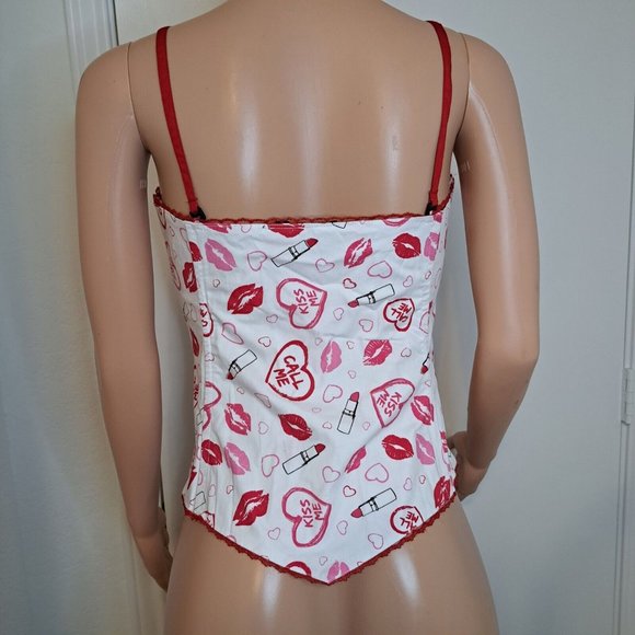 Dead Threads Date Night Flirty Blouse Valentines Womens Top Size M - Picture 3 of 16